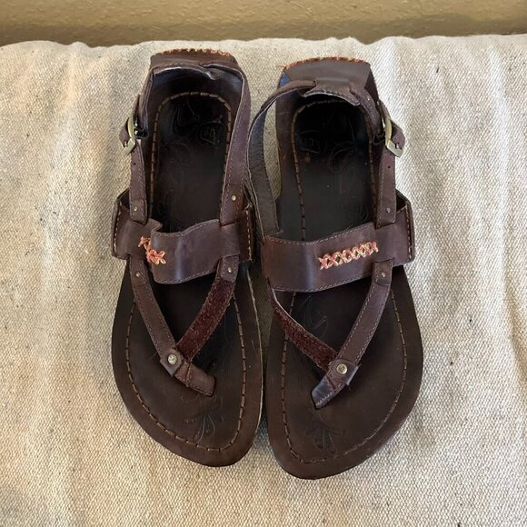 Merrell Woman's Milos Leather Summer Vacation Bohemian Sandals Sz 7 - Picture 1 of 8